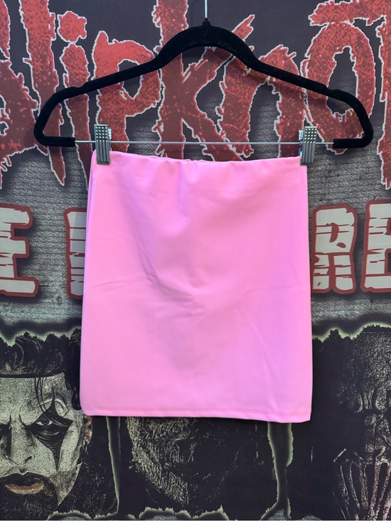 Fashion Nova Dresses & Skirts - Fashion Nova Baby Pink Faux Leather Mini Skirt